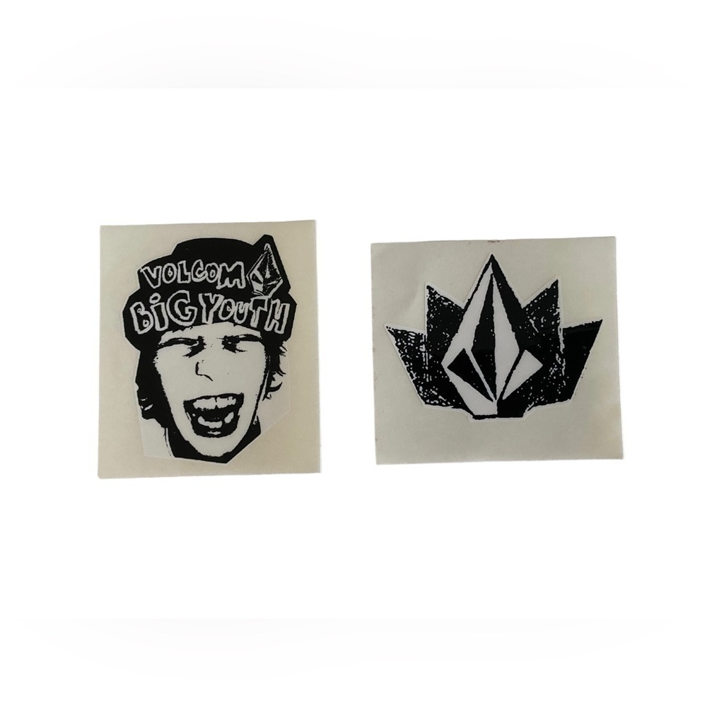 Bundle of 2 VOLCOM Skate Surf Snow Stickers